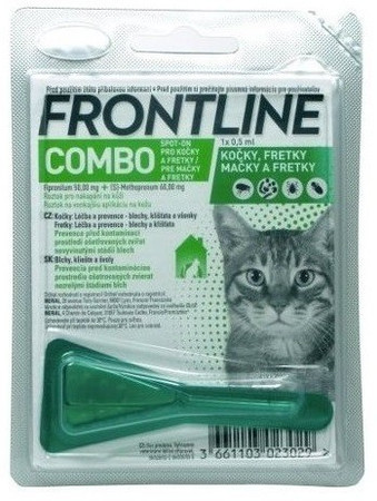 Frontline COMBO Spot On dla Kota Krople na kleszcze 0.5ml 3szt.