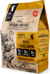 WIEJSKA ZAGRODA Indyk z Kurczakiem dla kociąt 400g
