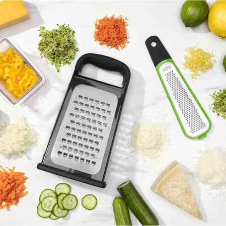 OXO-Tarka do warzyw 3w1, czarno-zielona, GoodGrips
