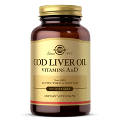 Cod Liver Oil - Vitamins A&D (100 kaps.)