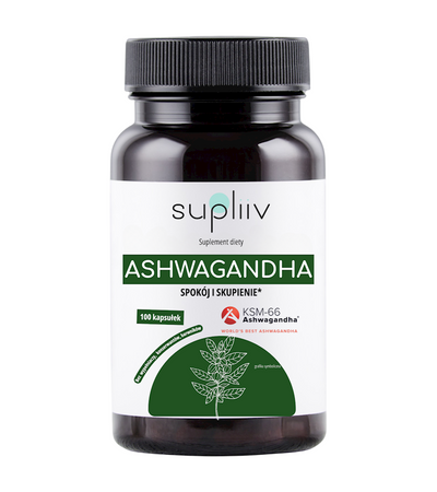 SUPLIIV Ashwagandha KSM-66 100 kaps.