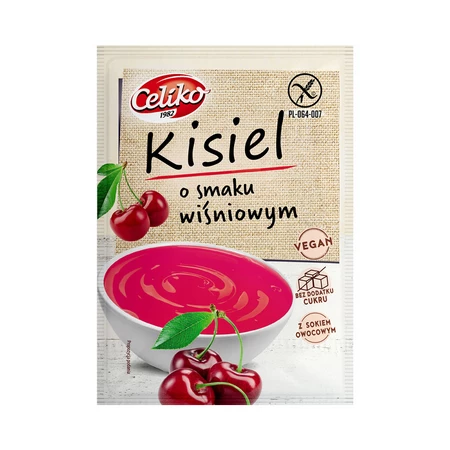 Kisiel wiśniowy bez glutenu Celiko, 40g