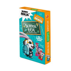 Bunny Ninja School Box owocowe słodycze 93 g zero cukru bezglutenowa