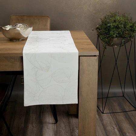 OBRUS BLINK 16 35 X 140 CM BIAŁY