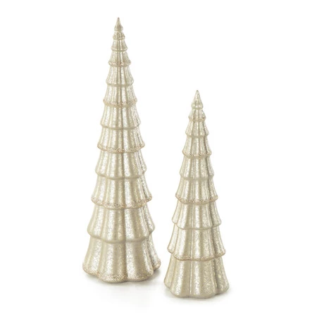 FIGURKA ŚWIATECZNA 164B 11 X 12 X 37 CM SZAMPAŃSKI