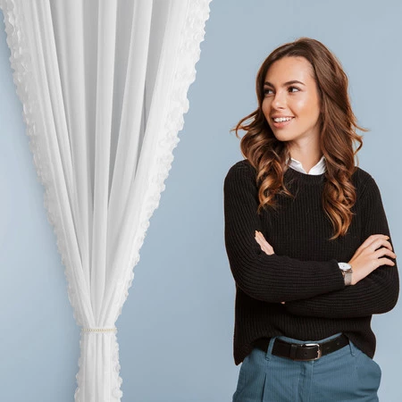 Firanka FIR/LUISA/B 140X250 PRZE+TROCZEK