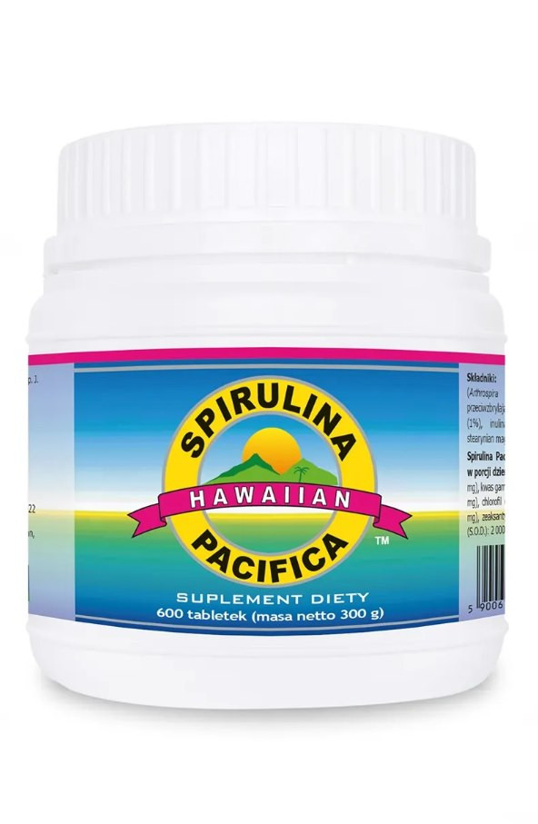 Cyanotech - Hawajska Spirulina Pacifica - 600 tabl.