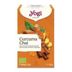 Yogi Tea Herbatka Złoty Chai z kurkumą (Curcuma Chai) BIO 17 x 2 g
