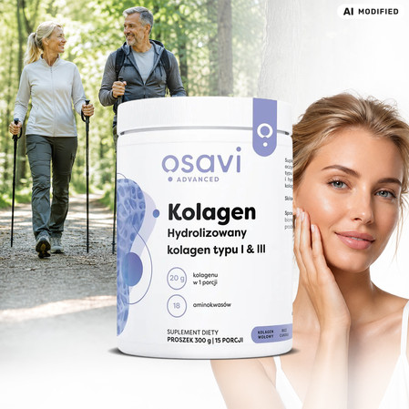 Osavi Kolagen hydrolizowany typu I i III - 300 g
