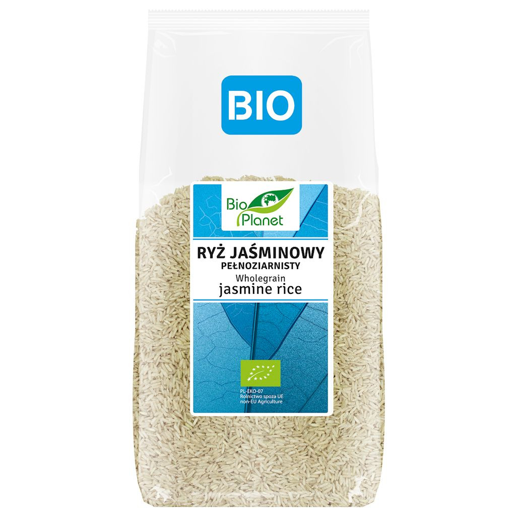 Zestaw 2x BIO PLANET Ryż jaśminowy pełnoziarnisty BIO 500g - Nabea.pl