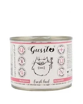 Gussto Fresh Beef wołowina - karma mokra dla kota - 200g