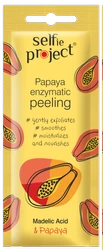 Zestaw 3x Selfie Project, Peeling Enzymatyczny Papaja, 8ml