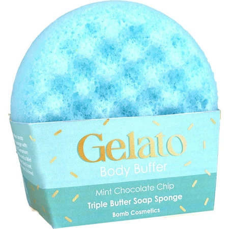 Gelato Body Buffer gąbka do mycia ciała Mint Chocolate Chip 200g