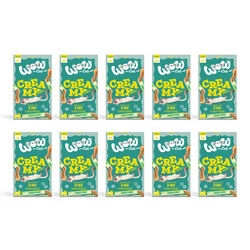 Zestaw 10x WOW CAT Creamy Snack Rind - kremowa przekąska z wołowiną (5x15g)