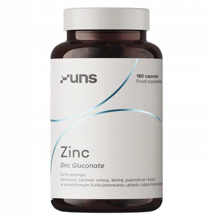 UNS ZINC Cynk 30 mg 180 kaps.