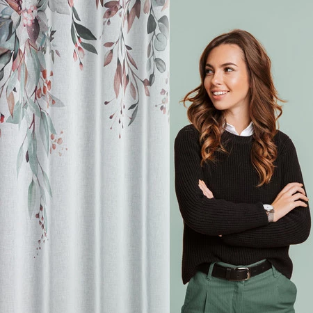 ZASŁONA GOTOWA MEG 140 X 260 CM BIAŁY