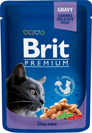 BRIT Cat Cod Fish Dorsz saszetka 100g