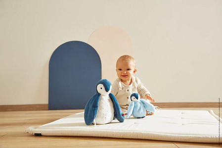 Kaloo Zestaw dwóch przytulanek Pingwinki 25 cm i 15 cm w pudełku kolekcja Complices