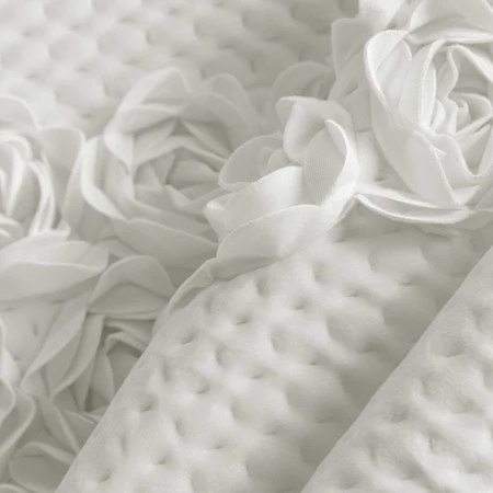 Narzuta CERAMIKA ROSES 170 X 210 CM KREMOWY