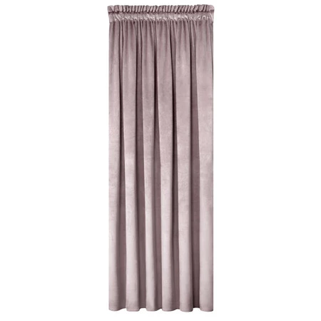 ZASŁONA GOTOWA MELANIE NA TAŚMIE 140 X 270 CM PUDROWY RÓŻ