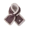 Lodger Dwuwarstwowy szaliczek z polaru wrzosowy Fleece Mauve