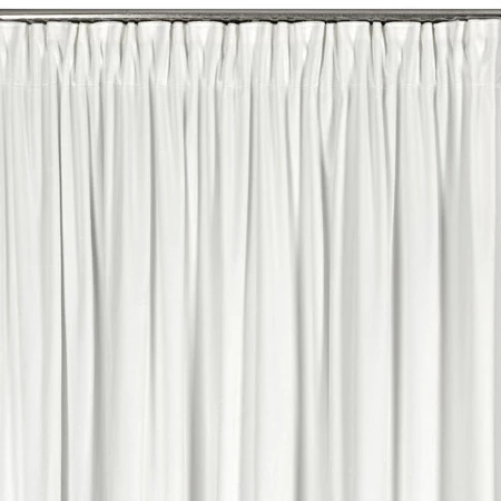 ZASŁONA GOTOWA CARLI NA TAŚMIE 140 X 250 CM BIAŁY