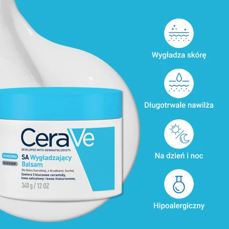 CeraVe SA – Wygładzający Balsam do ciała – 340 g