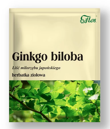 Ginkgo biloba liść miłorzębu japońskiego 50g FLOS