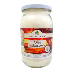 PIĘĆ PRZEMIAN Olej kokosowy bezwonny 800 g