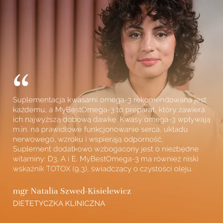 MyBestPharm MyBestOmega 3 suplement wspierający układ odpornościowy 120 kaps