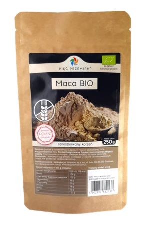 PIĘĆ PRZEMIAN Maca bezglutenowa BIO 250g