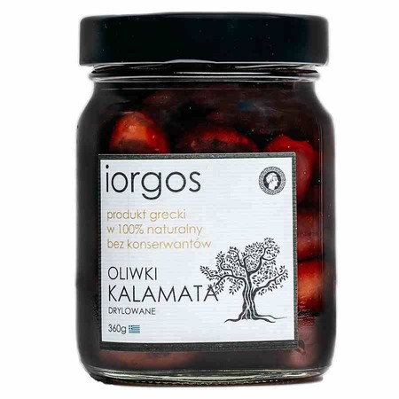IORGOS Oliwki kalamata PREMIUM - drylowane 360g