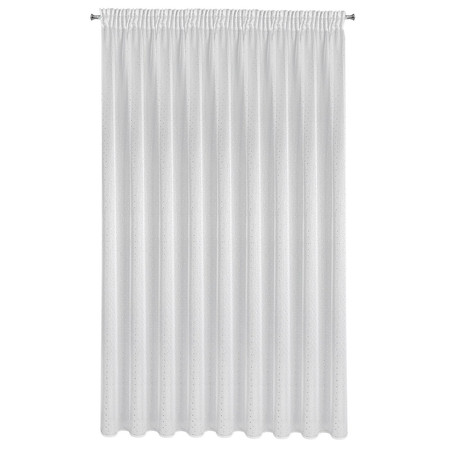 FIRANA GOTOWA SIBEL NA TAŚMIE 400 X 250 CM BIAŁY