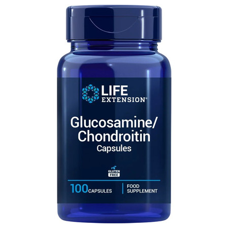 LIFE EXTENSION Glucosamine/Chondroitin na stawy 100 kaps.)