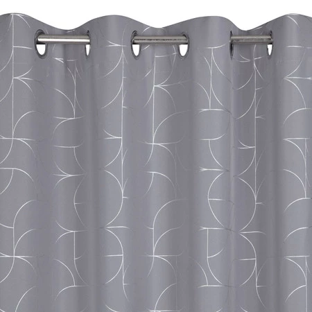 ZASŁONA GOTOWA EVI 140 X 250 CM SREBRNY