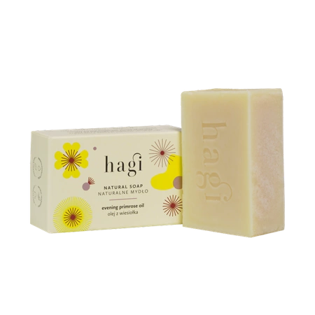 Hagi − Naturalne mydło z olejem z wiesiołka − 100 g 