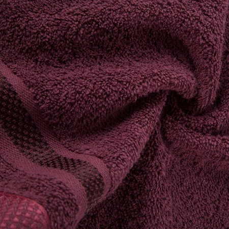 Ręcznik Abbie (07), 40 x 60 cm, Bordowy