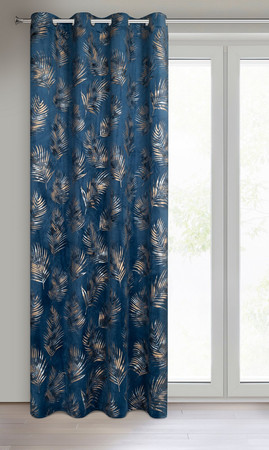 ZASŁONA GOTOWA GLORIA 140 X 250 CM GRANATOWY