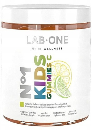N°1 Kids Gummies C suplement diety o smaku cytrynowo-limonkowym 60 żelek