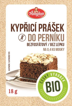 Amylon PROSZEK DO PIECZENIA Z PRZYPRAWĄ DO PIERNIKA BEZGLUTENOWY BIO 18 g