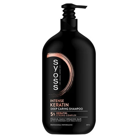 Keratin szampon do włosów słabych i łamliwych