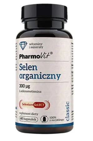 Pharmovit Selen organiczny 300 μg 60 kaps.