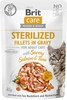 BRIT Care Cat GF STERILIZED Salmon Tuna Łosoś Tuńczyk 85g