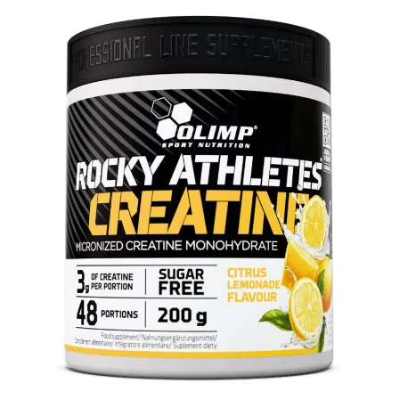 Olimp Rocky Athletes Creatine 200 g smak lemoniada cytrusowa