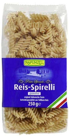 Rapunzel − Makaron ryżowy razowy świderki bezglutenowy BIO − 250 g