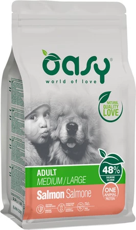 OASY Dog OAP Adult Medium / Large Salmon Łosoś 12kg