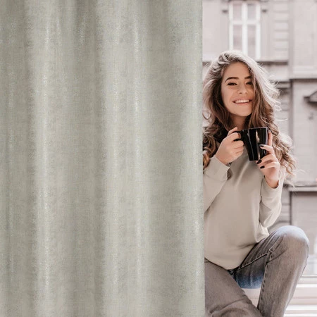 ZASŁONA GOTOWA BLANKA NA TAŚMIE 140 X 280 CM NATURALNY