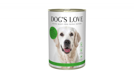 Zestaw 10x DOG'S LOVE WILD dziczyzna z marchewką, selerem, ziemniakami i śliwkami (400g)