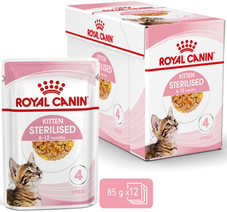 ROYAL CANIN Kitten Sterilised w galaretce 85g