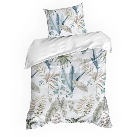 Komplet Pościeli Satynowej Spring 52 220 x 200 cm, Biały